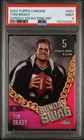 2024 TOPPS CHROME SUNDAY SWAG PINK REFRACTOR #SS1 TOM BRADY PSA 9