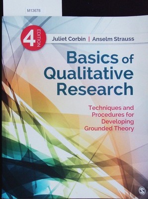 Basics of qualitative research. Techniques and procedures for developing grounde