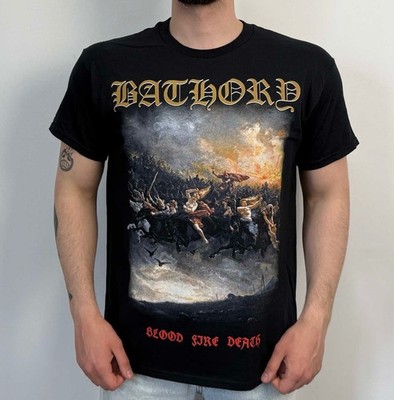Bathory - Blood Fire Death (Gildan)   T-Shirt Black mayhem