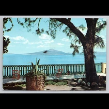 Vintage Postcard Sorrento Italy Vesuvius View Posted Historic Scenic Rivers