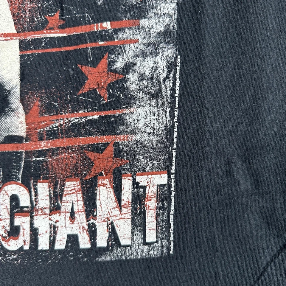 Camisa De Colección Andre The Giant Para Hombre Mediana WWE Lucha Rey del Anillo Años 90 Foto 4 de 4