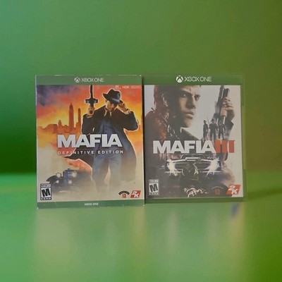 2K Mafia: Definitive Edition & Mafia III Xbox One with Manuals + Map + Poster