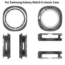 Polished Metal Protective Bumper Case for Samsung Galaxy Watch 8 Classic 46mm