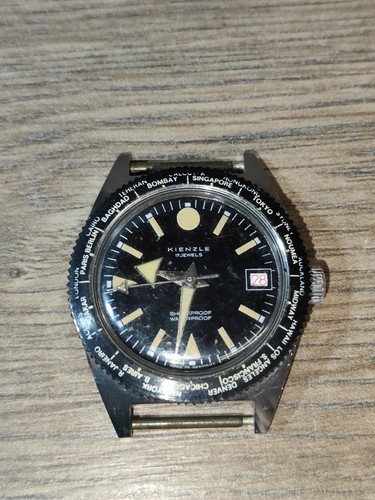 Vintage Kienzle 17 Jewels mechanische Herrenuhr - Ersatzteile oder Reparaturen
