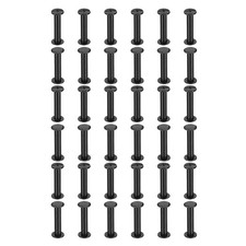 50 Sets Chicago Screws, 25mm l Galvanized Iron Chicago Screw Binding Post