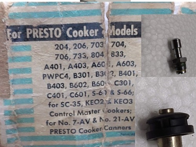 #ad Pick Part Presto Stove Top Pressure Cooker amp; Canner Vent Valve Stem $14.99