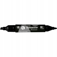 5906858020090 Marker suchocieralny dwustronny czarny KM504-V2 TETIS 5mm/4.2mm T