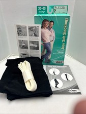 Juzo Soft Stockings 2002 AT Size II Black Compression Pantyhose New 30-40mm