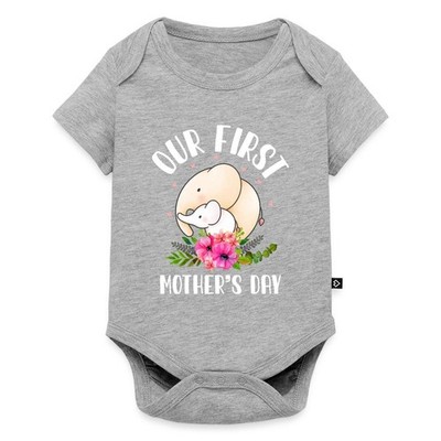 Erster Muttertag Elefant | Our First Mother´s Day Baby Premium Kurzarmbody