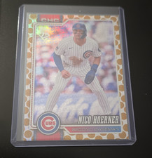 Topps 2026 Series 1 75th Anniversary Gold Refractor Nico Hoerner Cubs #5 /50