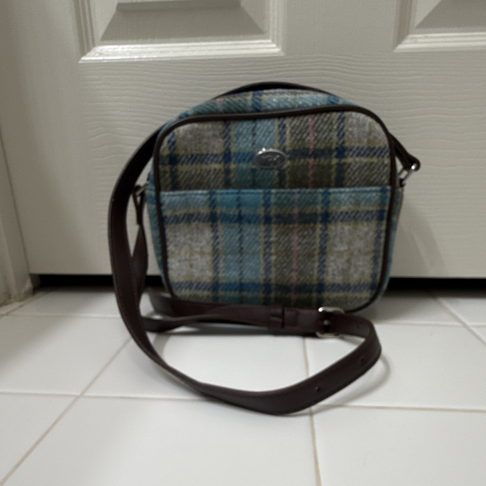 Glen Appin Harris Tweed Plaid Small Crossbody Bag and Wallet image 4