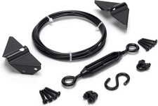 Durable Anti Sag Gate Kit for Wooden Fence, Anti-Sag Gate Support Cable Kit i...