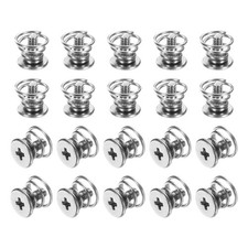 20 Pcs M2x6.35mm GPU Graphics Card Back Plate Heatsink Spring Screws