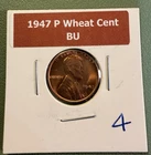 1947 P Lincoln Wheat Cent BU - Brilliant Uncirculated