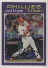 2020 Topps Heritage Hot Box Chrome Purple Refractor Scott Kingery #THC-23 0a6