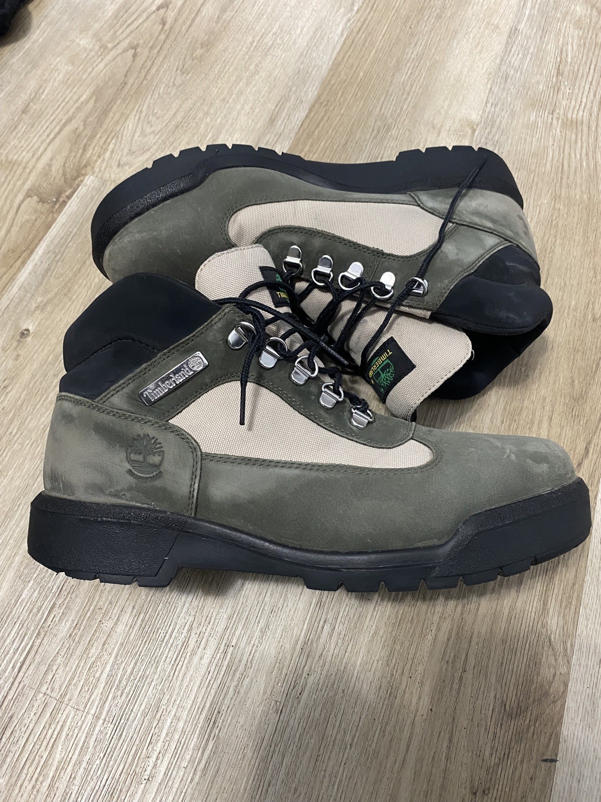 Timberland Field Boots Olive Size 10.5 