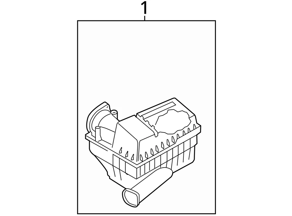 Воздухоочиститель 2,0 л подходит для 15–18 AUDI Q3 842580 - Изображение 4 из 4