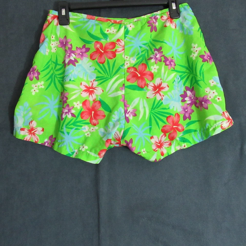 Купальник Catalina Swim Skort женский средний зеленый с тропическим цветочным узором пляжный чехол - Изображение 4 из 4