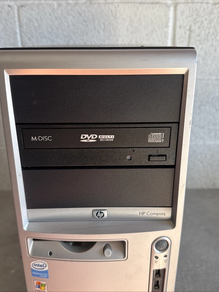 HP dc7700 CMT Computer PC Intel Pentium 4 3.2GHz - 2GB RAM - 500GB HDD - DVD-RW - Image 2 of 4