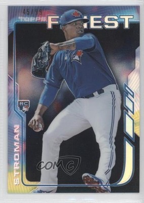 2014 Topps Finest Black Refractor 45/99 Marcus Stroman #90 Rookie RC 0ls