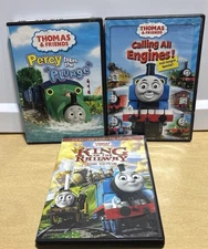 Thomas & His Friends DVD Lot - King Of The Railway & 2 Other Features