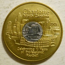 Charlotte Center City (North Carolina) transit & parking token - NC160O
