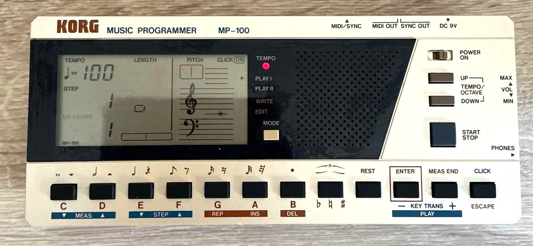 Korg MP-100 vintage synth equipment - eBay listing photo 2