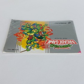 Teenage Mutant Hero Turtles II 2 The Arcade Game -Jeu Nintendo NES + Notice- FRA