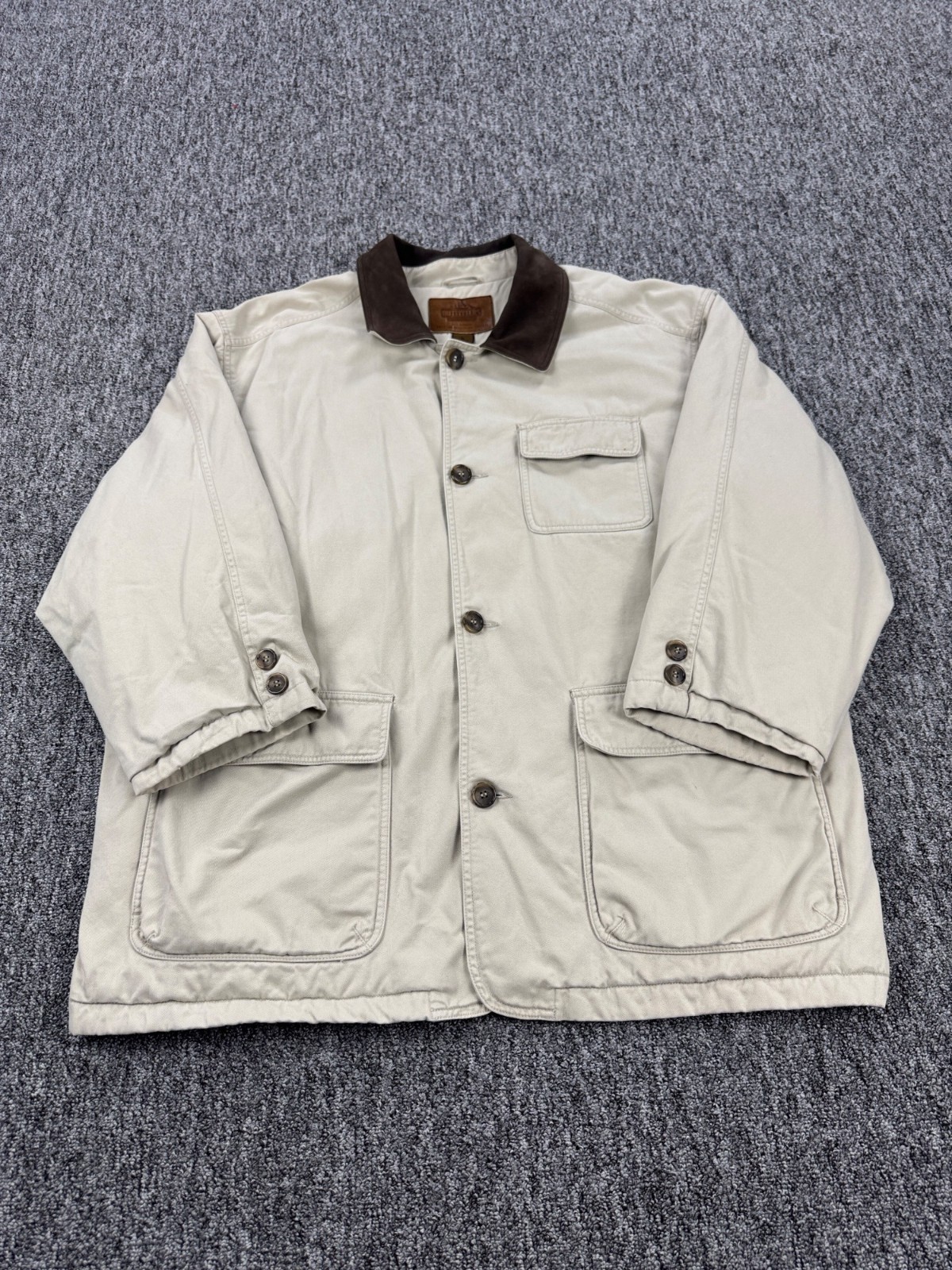 Roundtree & Yorke Jacket Men XL Duck Canvas Outdoors Field Work Barn Chore Coat