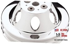 80220 Polished 2 Groove Water Pump Upper Pulley For Small Block Chevy 80220 Polished 2 Groove Water Pump Upper Pulley For Small Block Chevy