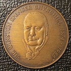 1965 SIR WINSTON CHURCHILL MEMORIAL MEDAL COIN TOKEN FRIEND OF US — photo 2