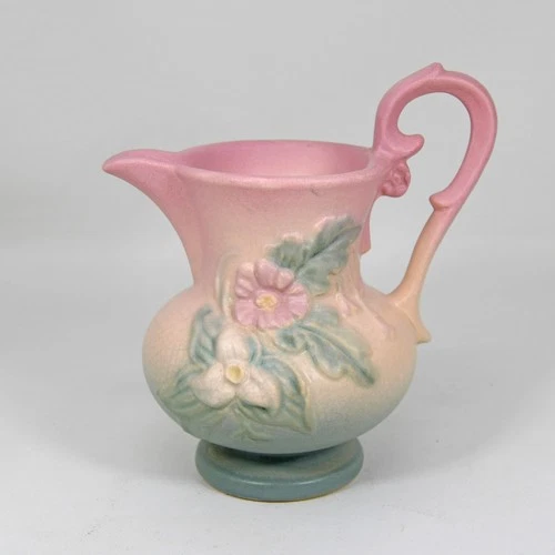 Hull Art Pottery Rare Wildflower Numbered Series Creamer Pitcher #73 4 3/4" VTG