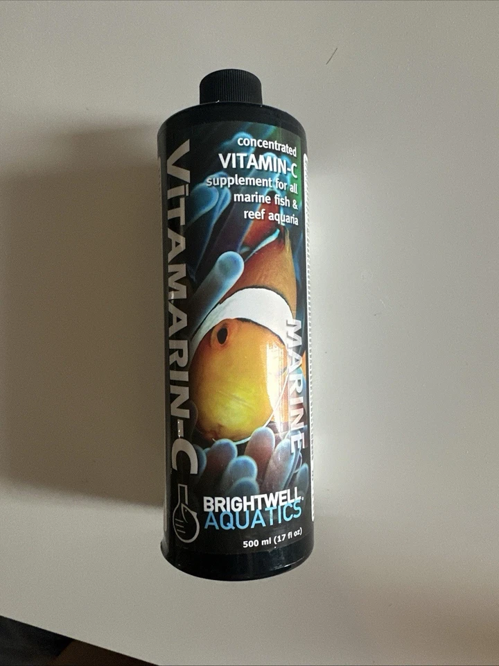 Brightwell Aquatics Vitamarina-C 500 ml Pescado Marino y Coral Vitamina-C Suplemento Foto 2 de 2