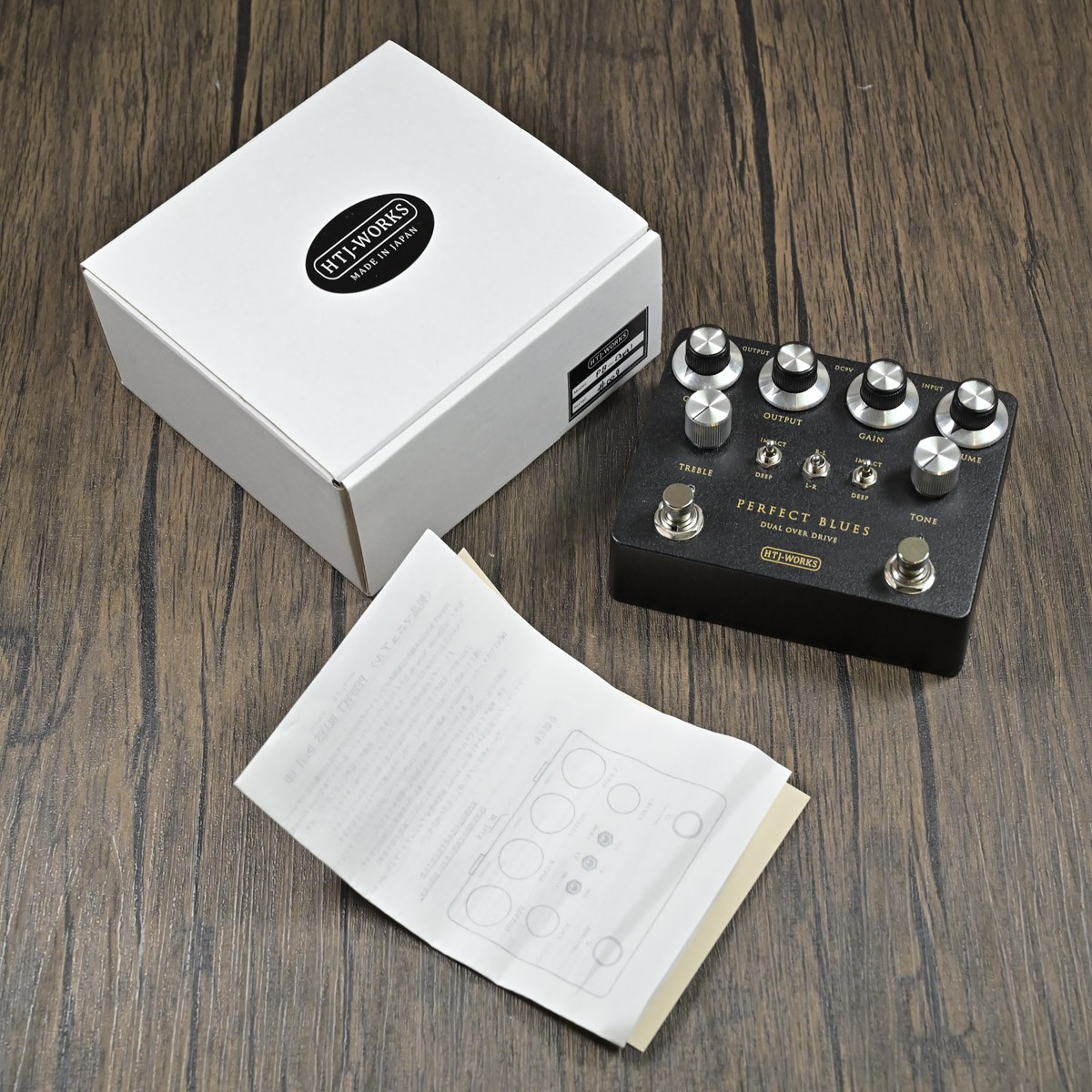 HTJ-WORKS PB-Dual Perfect Blues Dual Overdrive Overdrive [SN