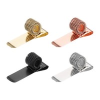 4Stk Stifthalter-Clip,Horizontaler Stifthalter Aus Metall,4 Farben