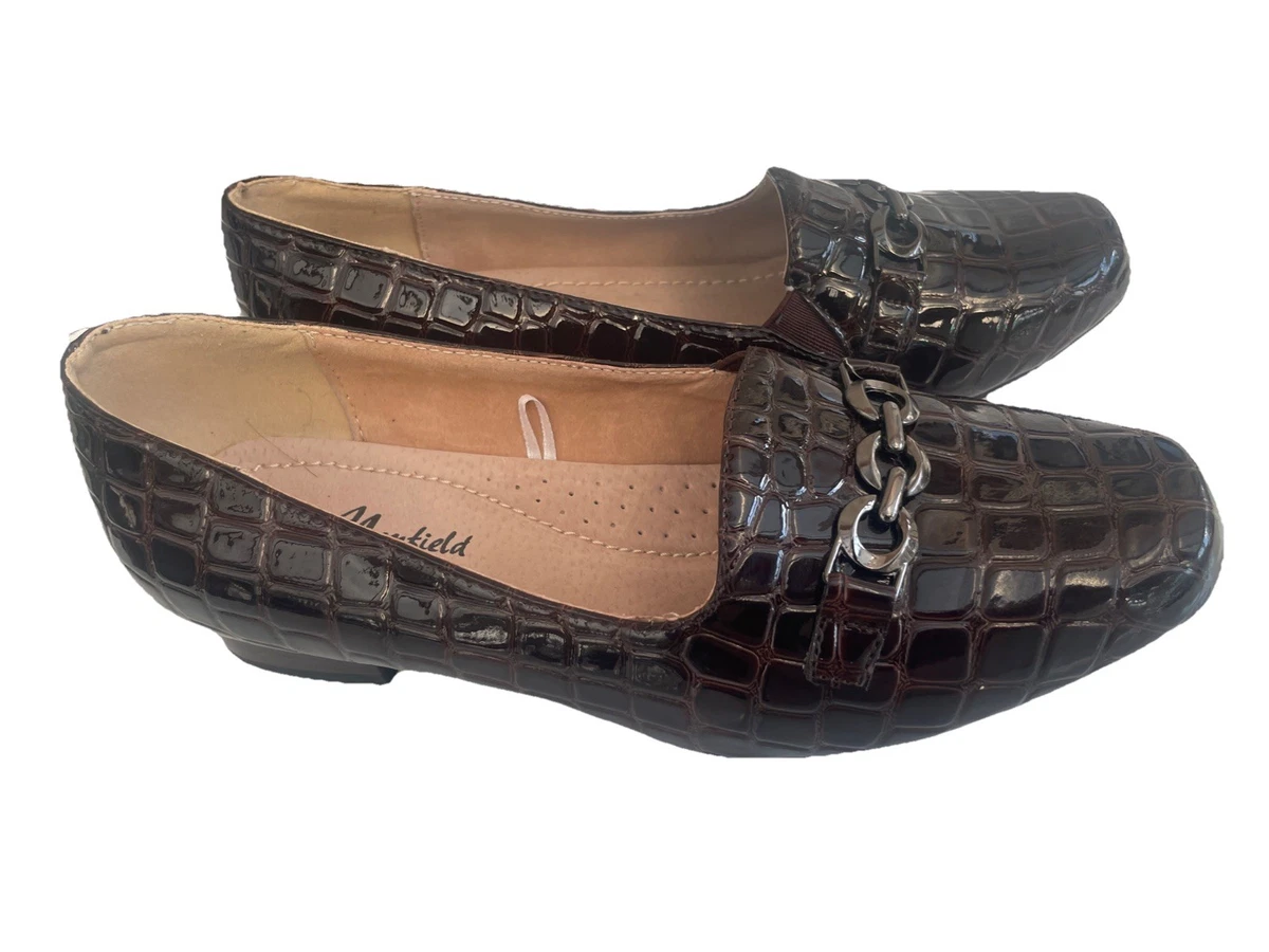 Sandales MANFIELD Plates En Cuir Beige Taille 37 - Bon état, Légères Traces D'usure