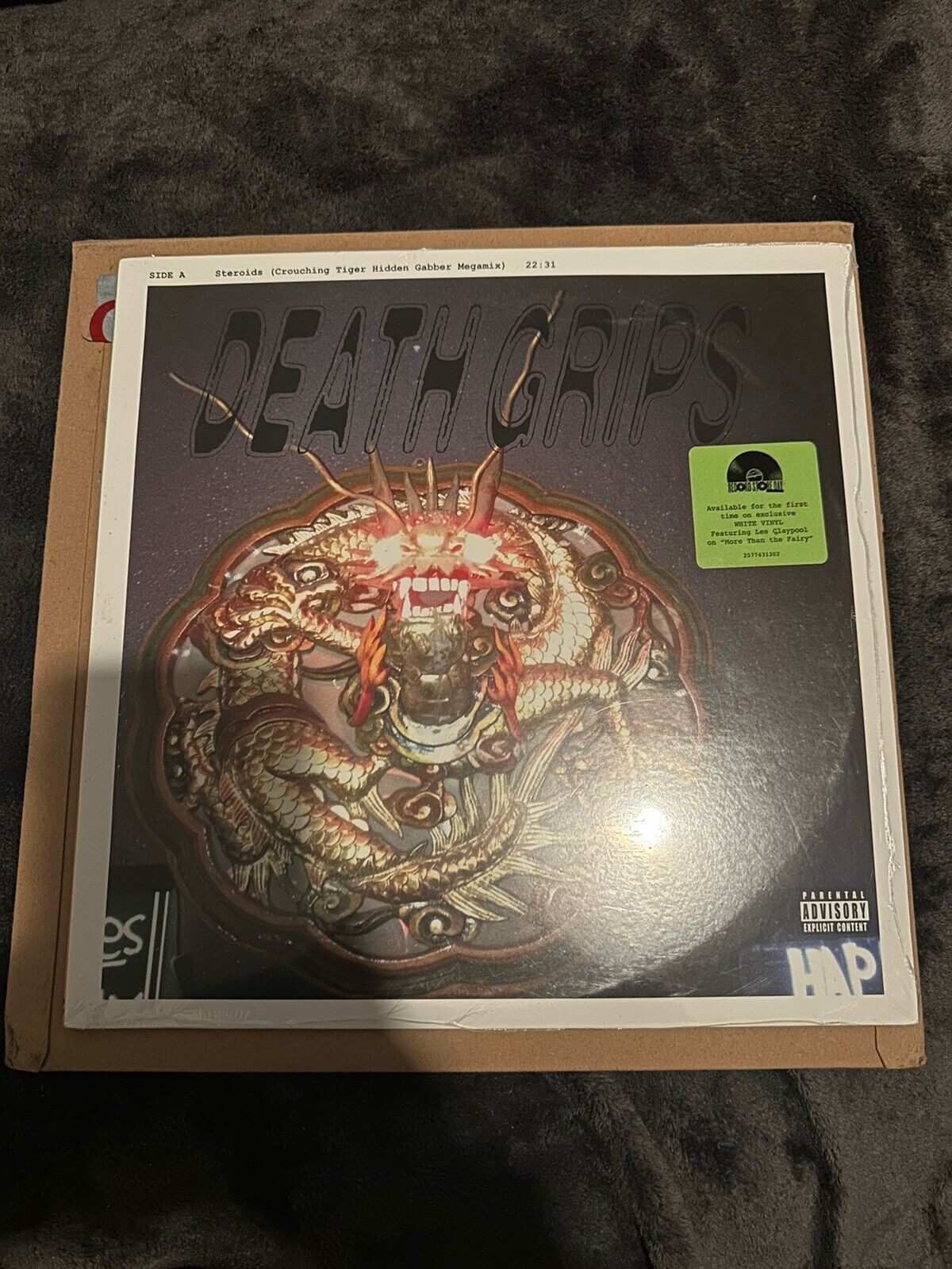 Death Grips Steroids LP WHITE Vinyl RSD 2019 Exclusive Limited Edition