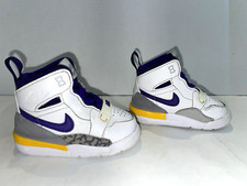 Nike Air Jordan Legacy 312 TD Lakers Baby Toddler Sneaker Shoe Size 4C AT4055157