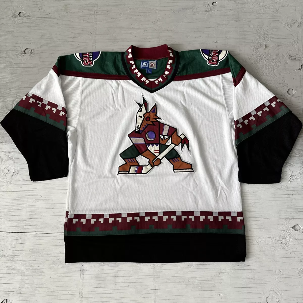 Late 90s Arizona Phoenix Coyotes Starter Hockey Jersey Vintage 