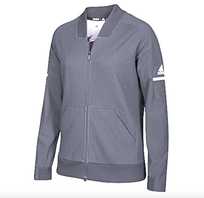Adidas Squad Bomber Jacket Warm Up Full Zip Jacket For Women Size - M