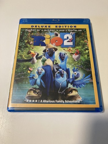 RIO 2 Deluxe Edition (Blu-ray 3D + Blu-ray + DVD) Brand New | eBay