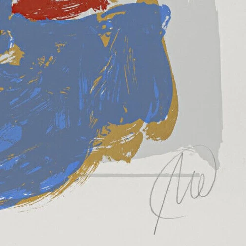 Markus Lüpertz handsigniert bezeichnet Siebdruck 77 x 64 cm, - Bild 2 von 4