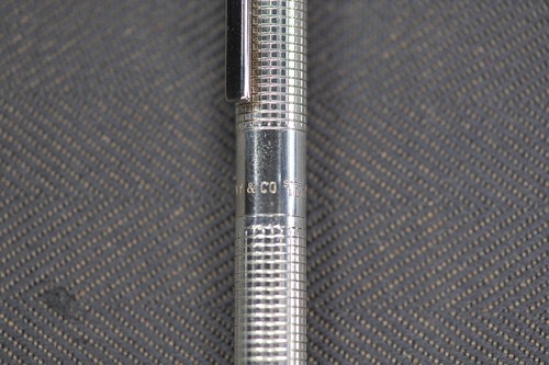 Tiffany & Co. Engine Turned Kugelschreiber Sterling Silber 925 Vintage Germany - Bild 6 von 15