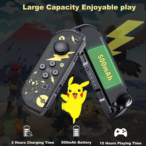 Controlador Gamepad Inalámbrico Bluetooth Para Nintendo Switch Joy Con L & R Sin Correa - Imagen 3 de 8