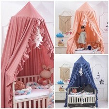 Baby Mosquito Net for Crib Bed Canopy Kids Hanging Dome Curtain Tents Cute Funny