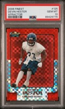 2006 Topps Finest X-Fractor /250 Devin Hester #125 PSA 10 Rookie RC HOF pop 7!