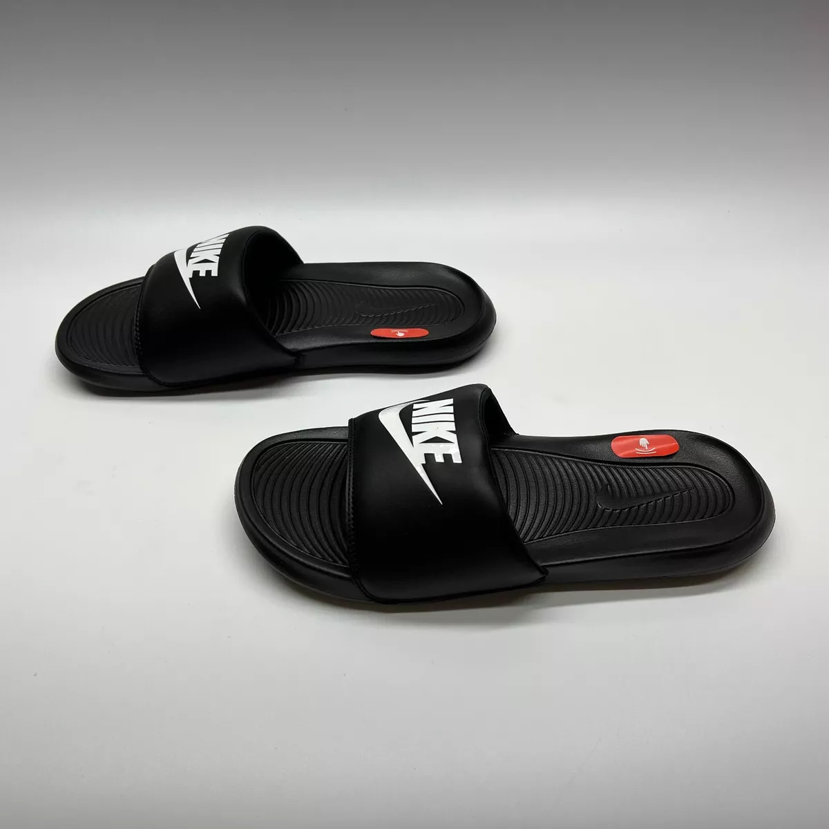 Nike Victori One Slide CN9677 005 Black White Slides Sandals Shoes