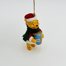 Disney Parks Winnie The Pooh Christmas Ornament Holding Honey Pot RARE NEW