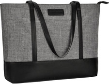 Laptop Tote Bag,fits 15.6-17 Inch Laptop,womens Lightweight Water Resistant Nylo