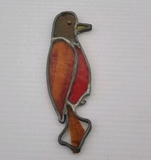 Vintage Stained Glass Bird Suncatcher